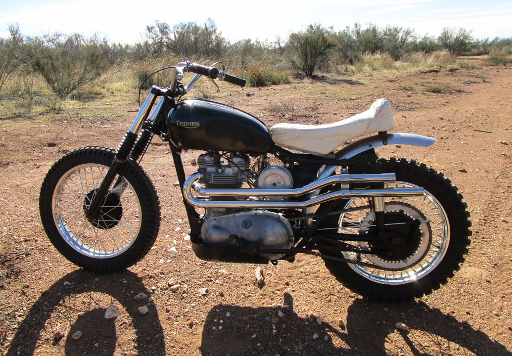 1957 Triumph T110 Desert Sled