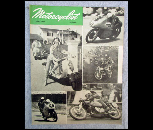 1957 MOTORCYCLIST MOTORCYCLE MAGAZINE/BOOK BSA NORTON DUCATI MAICO LAMBRETTA - LITERATURE