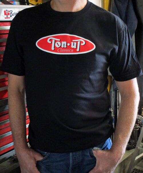 TON UP CLASSICS BLACK LOGO SHIRT