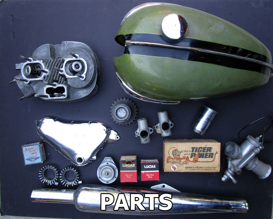 Vintage Motorcycle Parts