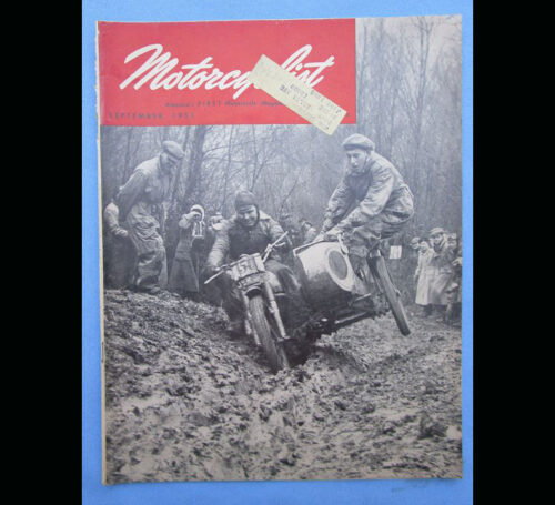 1953 MOTORCYCLIST MOTORCYCLE MAGAZINE/BOOK HOFFMAN 175 GERMAN SINGLE ROAD RACING - LITERATURE