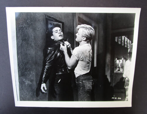 MOTORCYCLE GANG MOVIE STILL 1957 PHOTOGRAPH SWITCHBLADE - MEMORABILIA