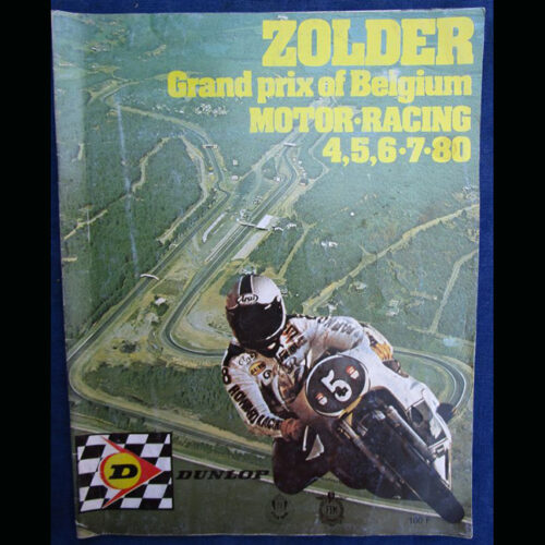 1980 VINTAGE BELGIUM G.PRIX MOTORCYCLE RACING PROGRAM KENNY ROBERTS BARRY SHEENE - MEMORABILIA