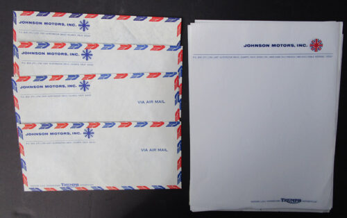 VINTAGE 1960's/1970's JOHNSON MOTORS DISTRIBUTORS STATIONARY TRIUMPH MOTORCYCLES - MEMORABILIA