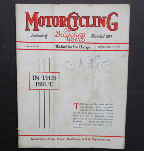 MOTORCYCLING MAGAZINE VINTAGE