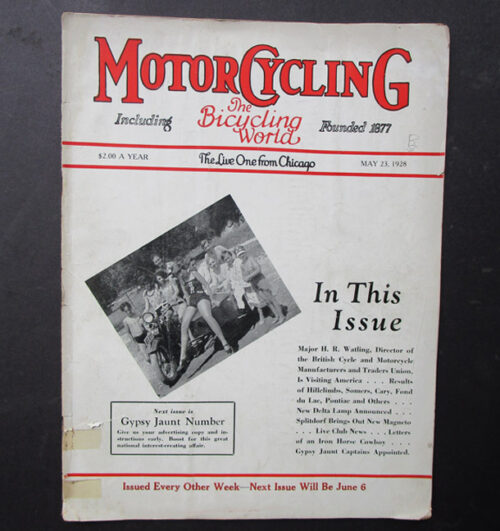 VINTAGE MOTORCYCLE MAGAZINE